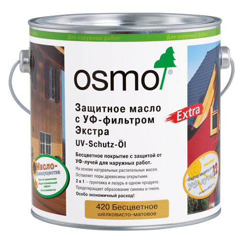 Защитные масла с УФ-фильтром Экстра Osmo UV-Schutz-Öl Extra
